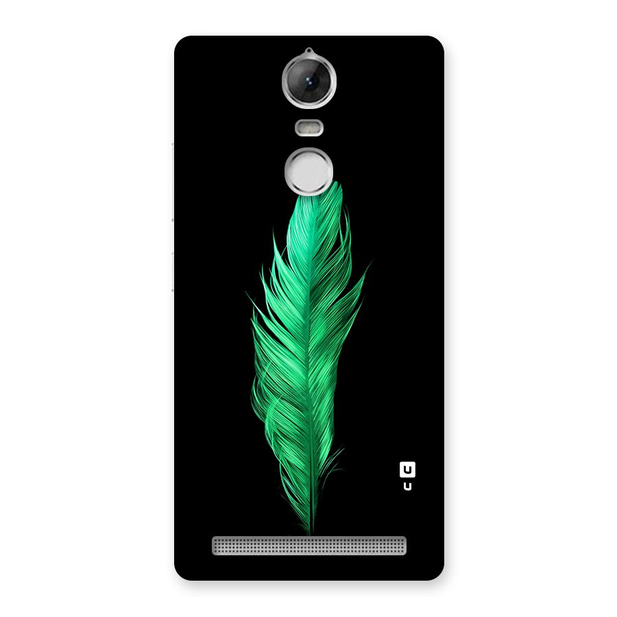 Beautiful Green Feather Back Case for Vibe K5 Note