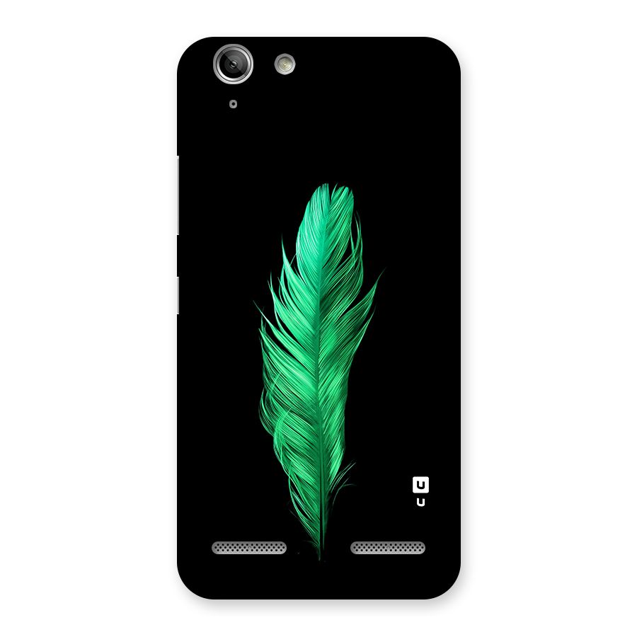 Beautiful Green Feather Back Case for Vibe K5 Plus