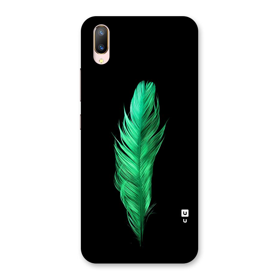 Beautiful Green Feather Back Case for Vivo V11 Pro