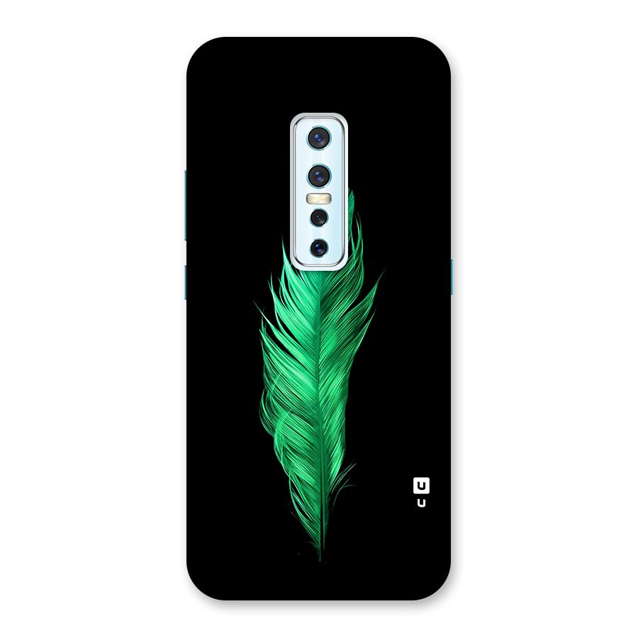 Beautiful Green Feather Back Case for Vivo V17 Pro
