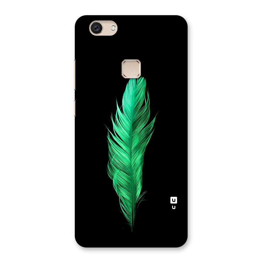 Beautiful Green Feather Back Case for Vivo V7