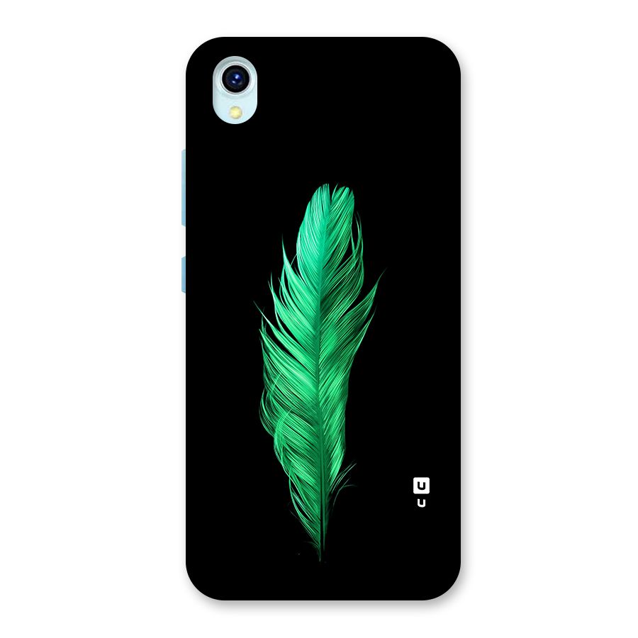 Beautiful Green Feather Back Case for Vivo Y1s