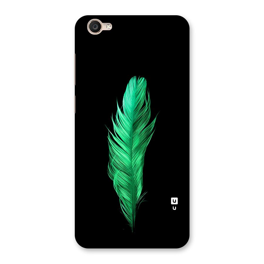 Beautiful Green Feather Back Case for Vivo Y55L
