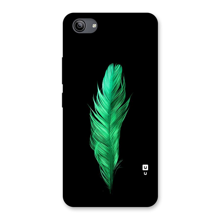 Beautiful Green Feather Back Case for Vivo Y81i