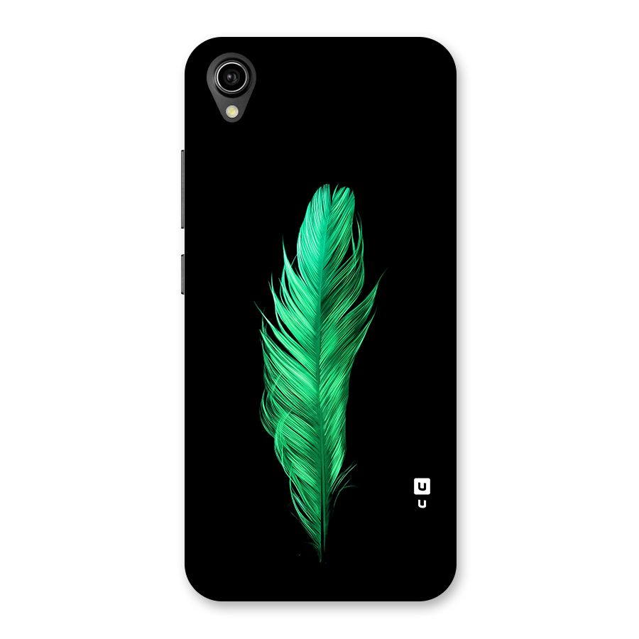 Beautiful Green Feather Back Case for Vivo Y90