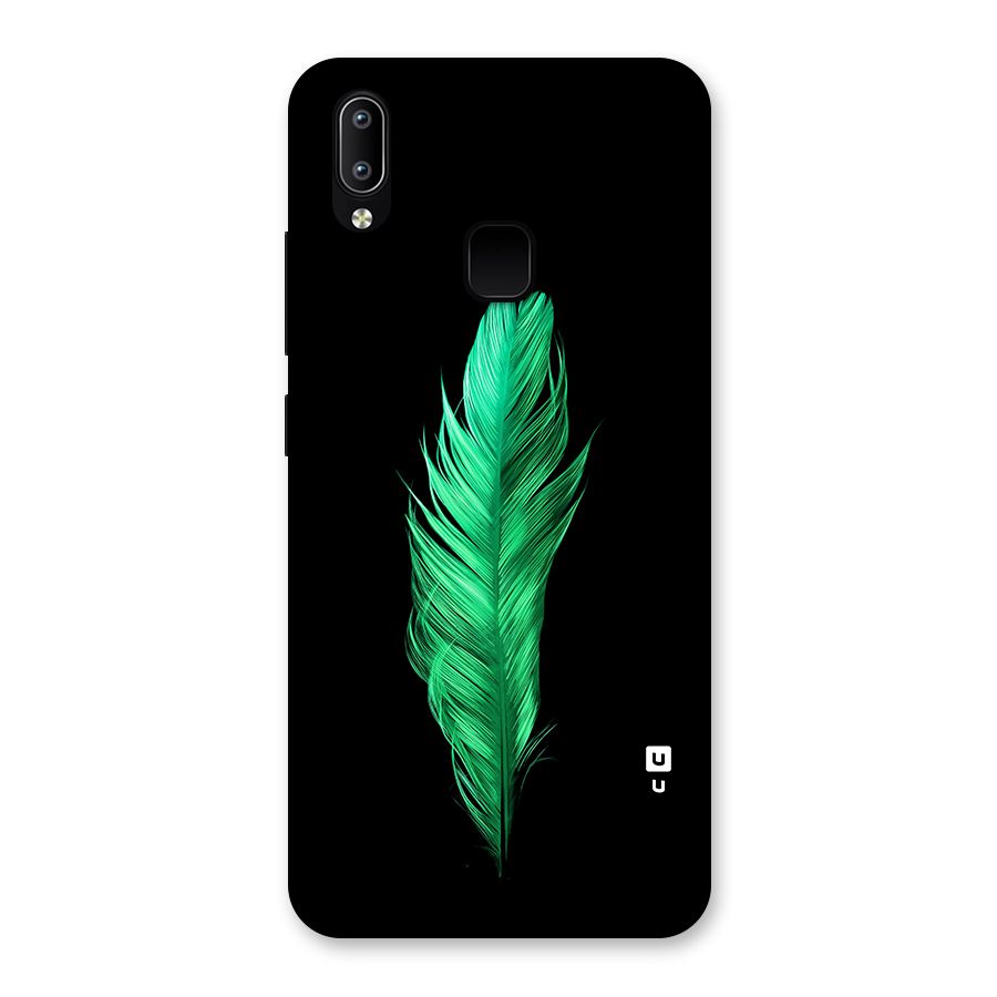 Beautiful Green Feather Back Case for Vivo Y93