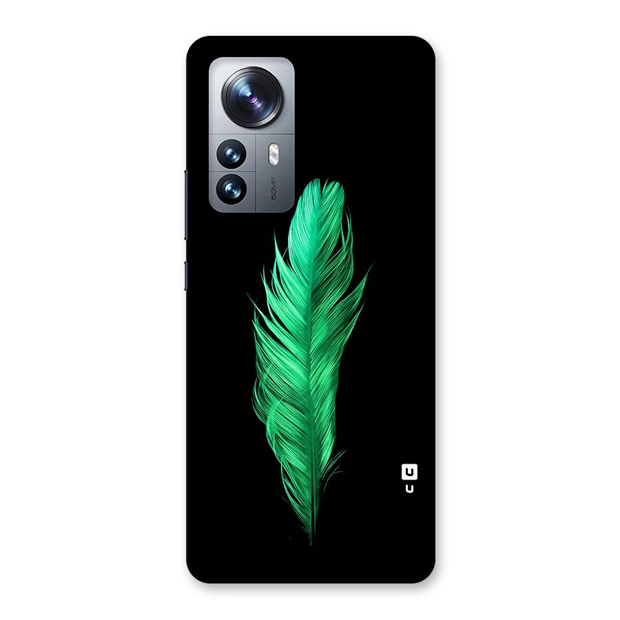 Beautiful Green Feather Back Case for Xiaomi 12 Pro