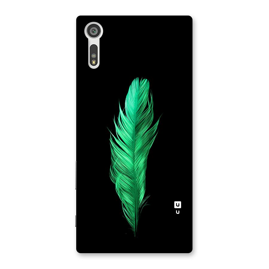 Beautiful Green Feather Back Case for Xperia XZ