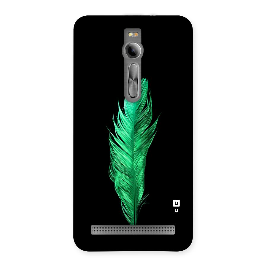 Beautiful Green Feather Back Case for Zenfone 2
