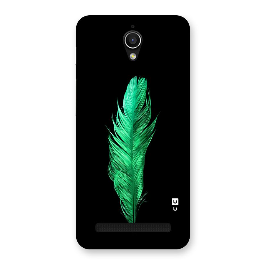 Beautiful Green Feather Back Case for Zenfone Go
