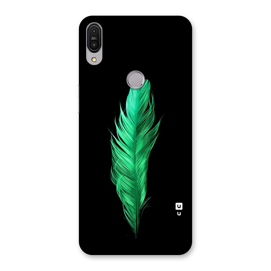 Beautiful Green Feather Back Case for Zenfone Max Pro M1