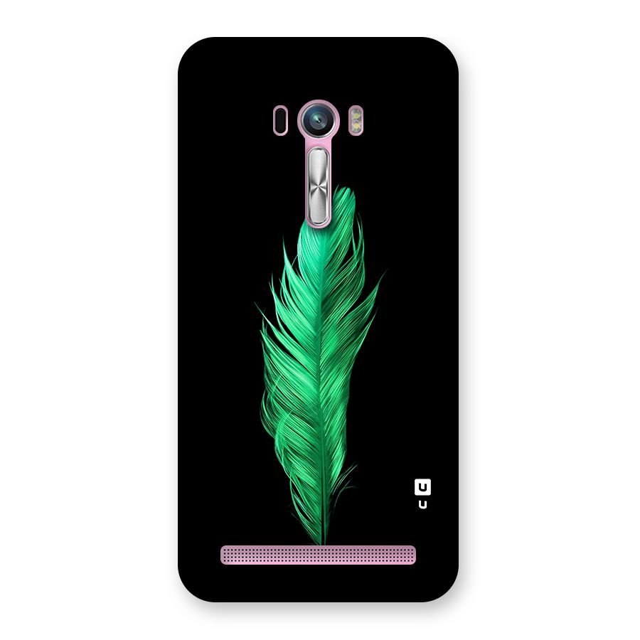Beautiful Green Feather Back Case for Zenfone Selfie