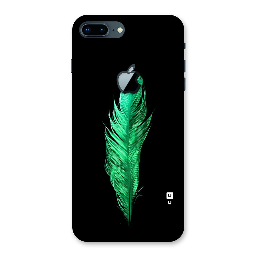 Beautiful Green Feather Back Case for iPhone 7 Plus Apple Cut