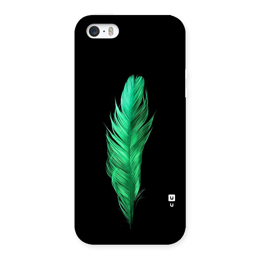 Beautiful Green Feather Back Case for iPhone SE 2016