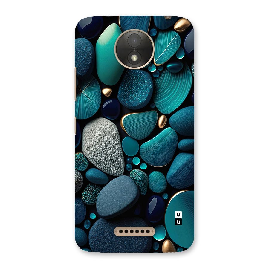 Beautiful Pebble Stones Back Case for Moto C Plus