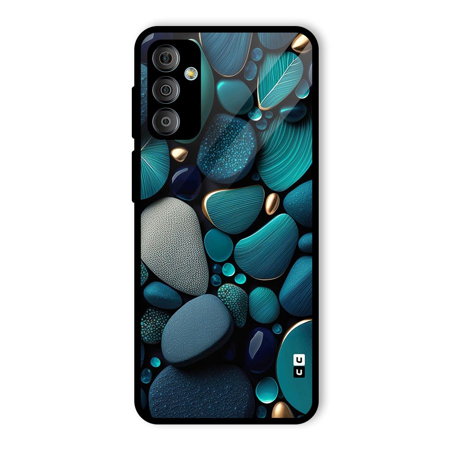 Beautiful Pebble Stones Glass Back Case for Galaxy F23