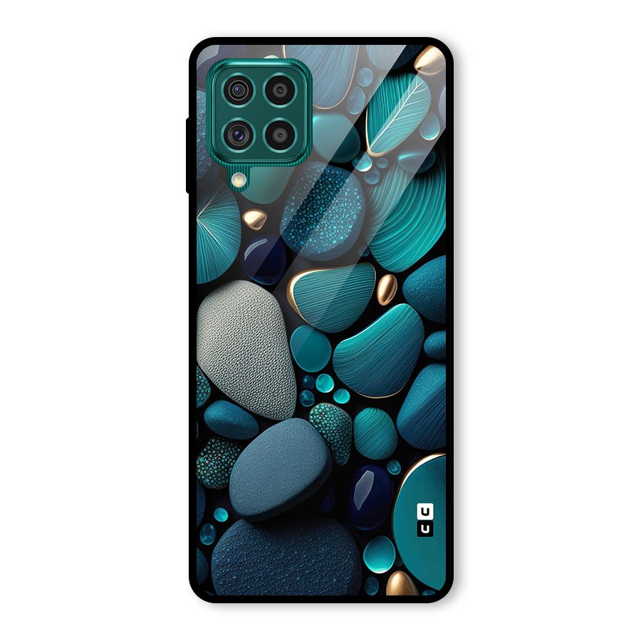 Beautiful Pebble Stones Glass Back Case for Galaxy F62