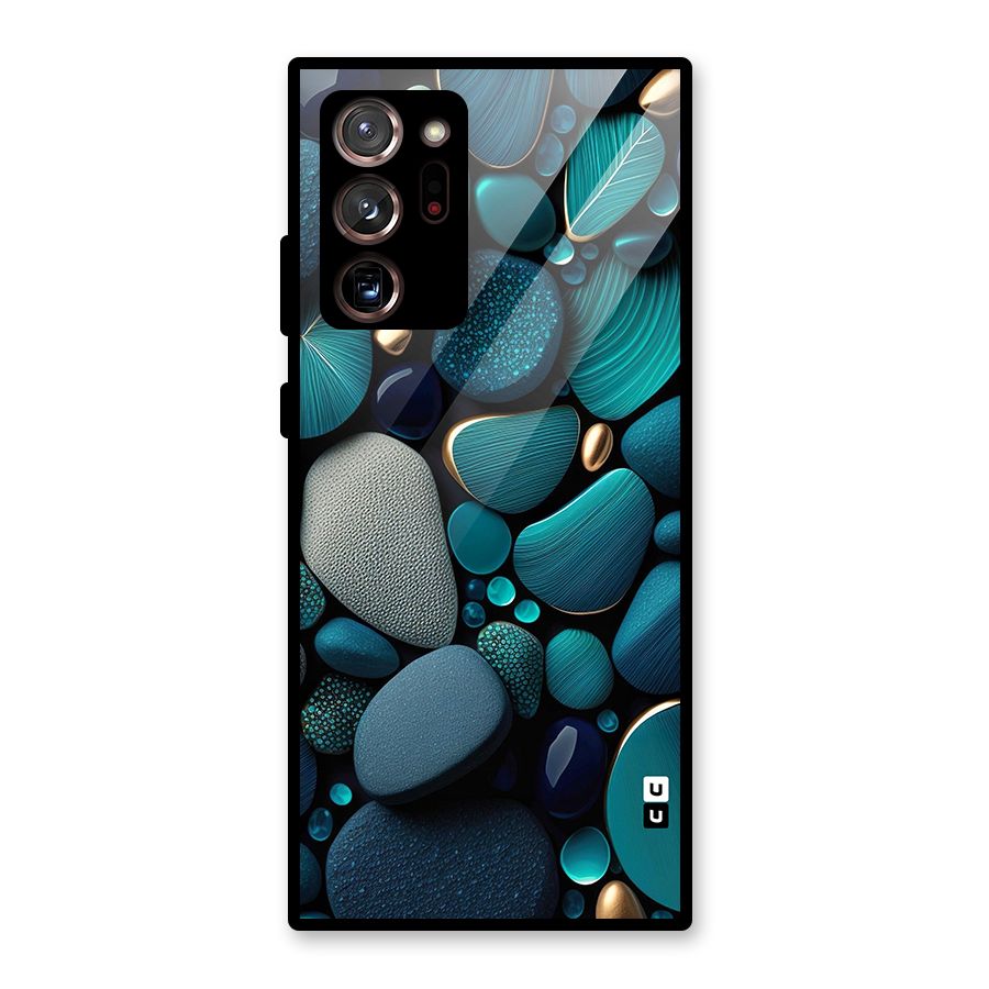 Beautiful Pebble Stones Glass Back Case for Galaxy Note 20 Ultra