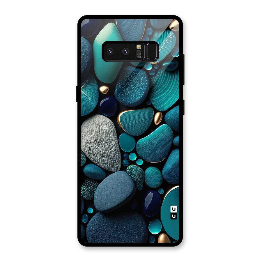 Beautiful Pebble Stones Glass Back Case for Galaxy Note 8