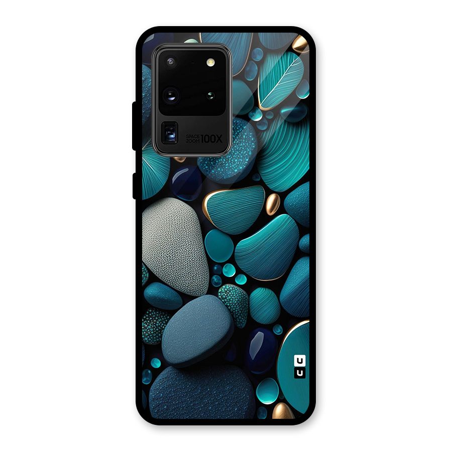 Beautiful Pebble Stones Glass Back Case for Galaxy S20 Ultra