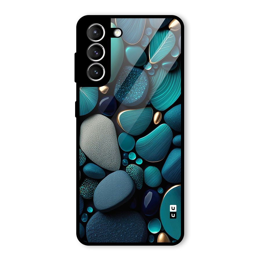 Beautiful Pebble Stones Glass Back Case for Galaxy S21 5G
