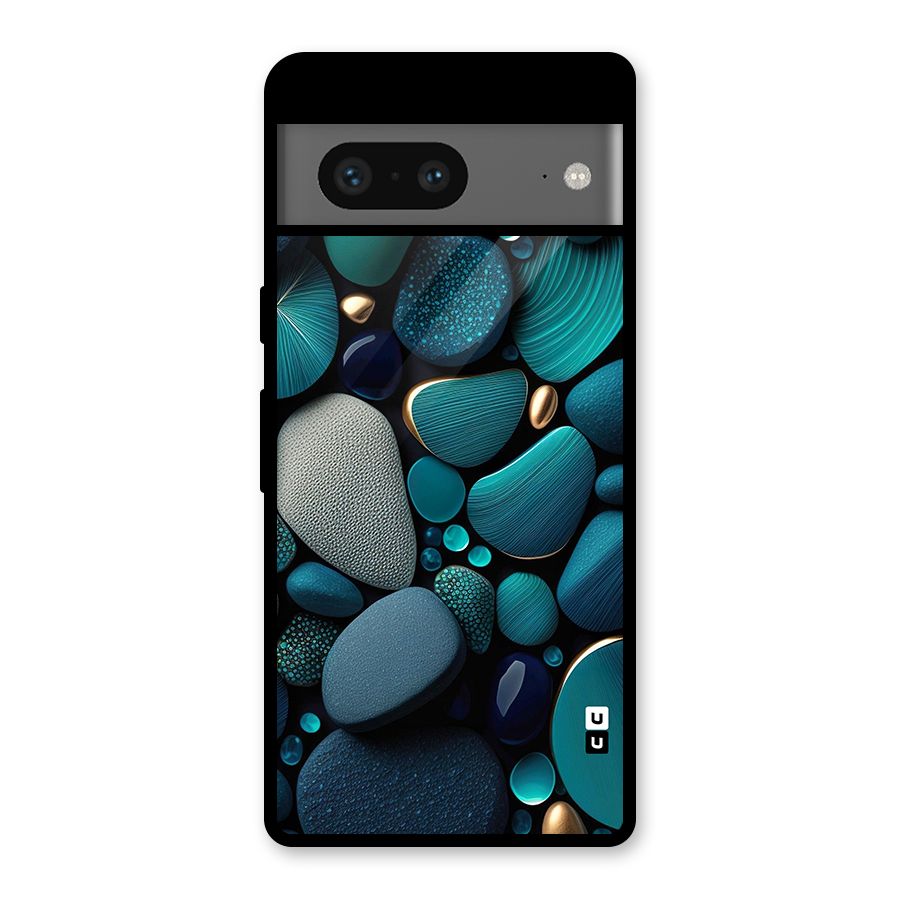 Beautiful Pebble Stones Glass Back Case for Google Pixel 7