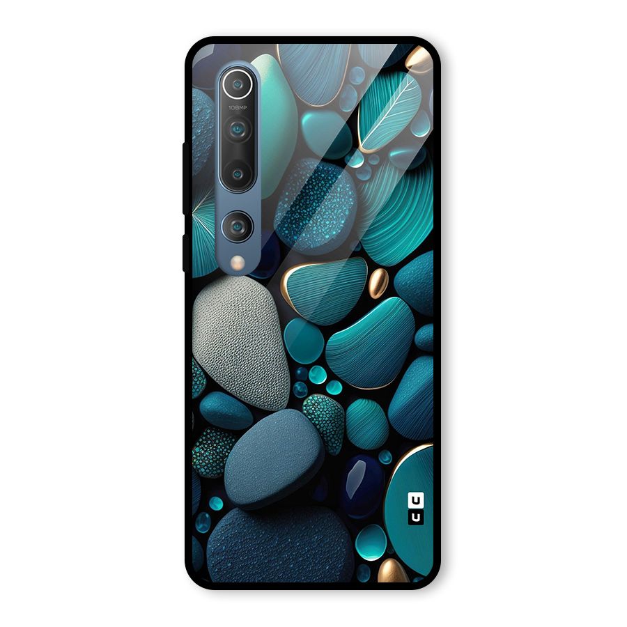 Beautiful Pebble Stones Glass Back Case for Mi 10