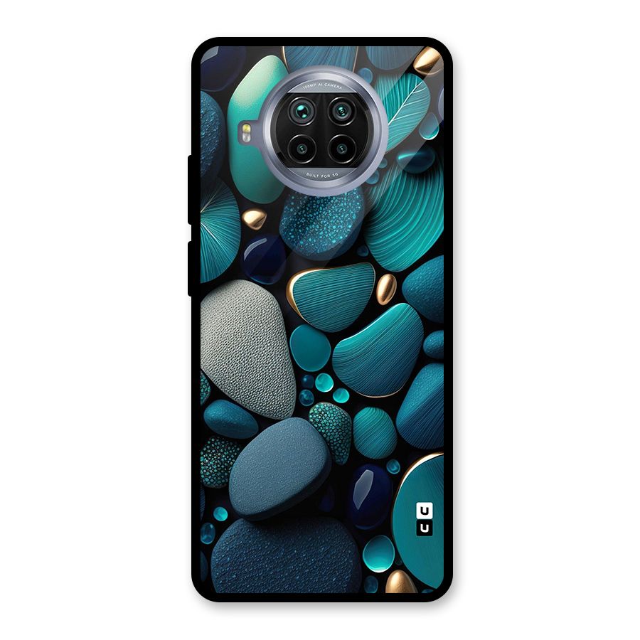 Beautiful Pebble Stones Glass Back Case for Mi 10i