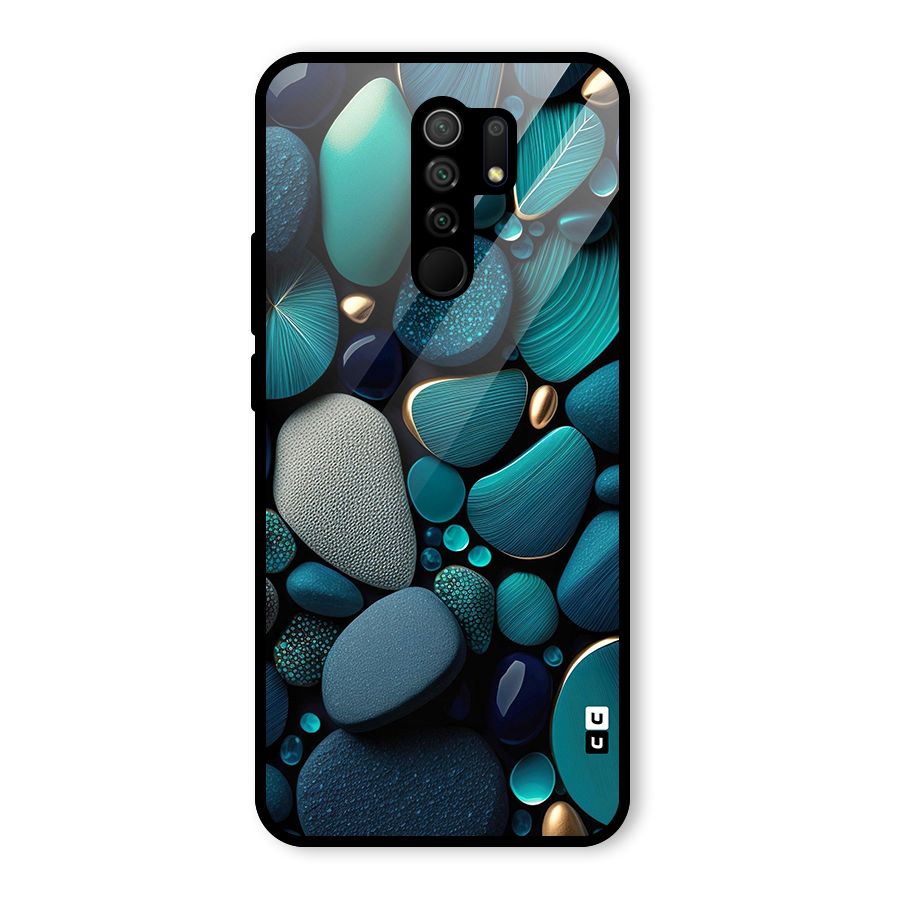 Beautiful Pebble Stones Glass Back Case for Poco M2