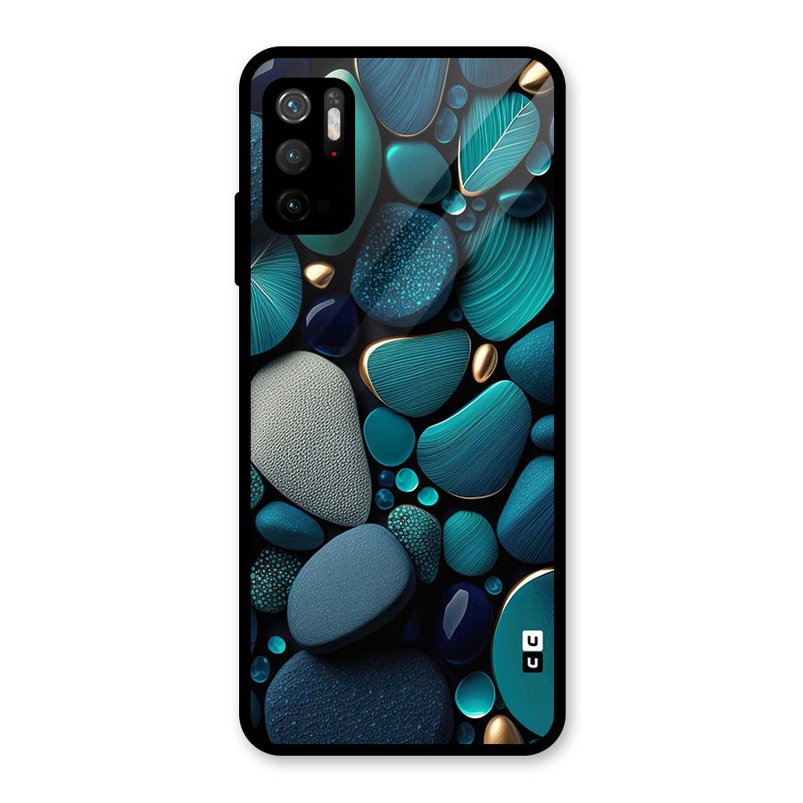 Beautiful Pebble Stones Glass Back Case for Poco M3 Pro 5G