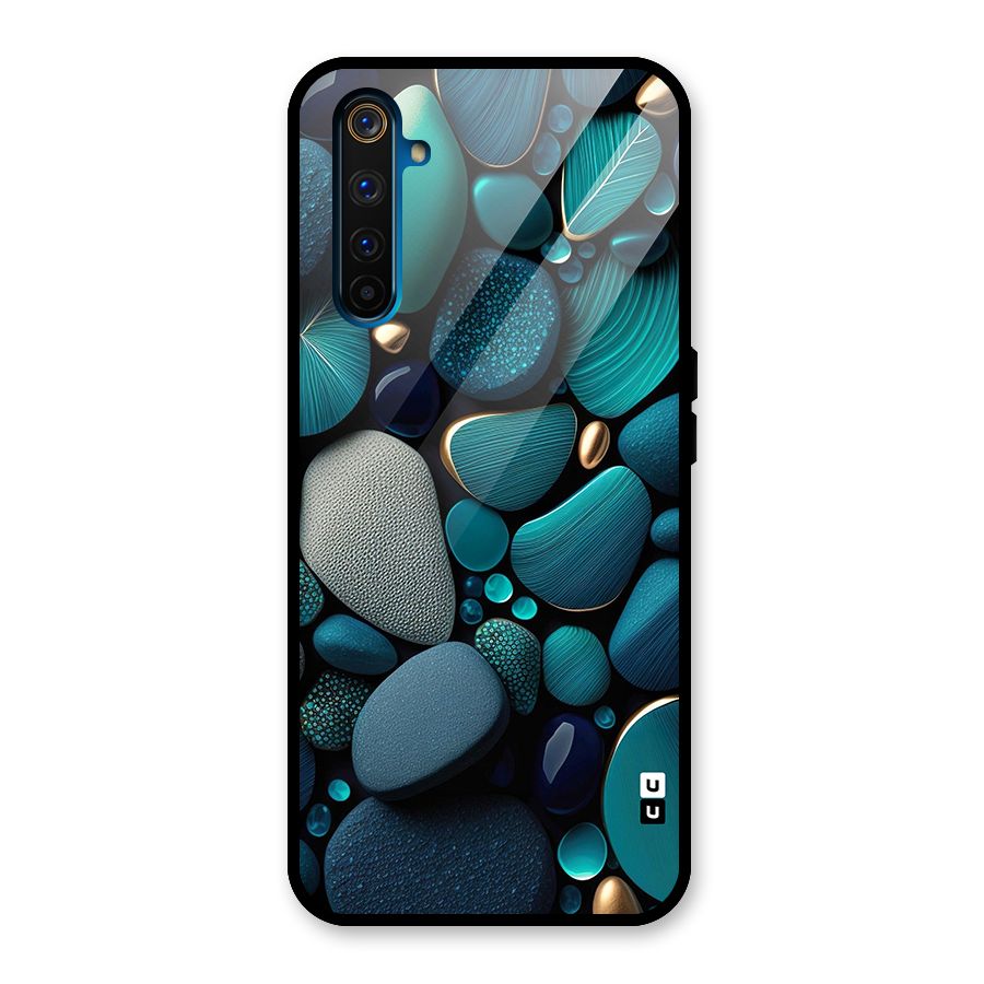 Beautiful Pebble Stones Glass Back Case for Realme 6 Pro