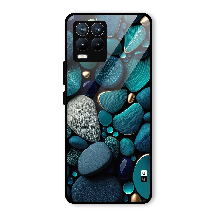 Beautiful Pebble Stones Glass Back Case for Realme 8
