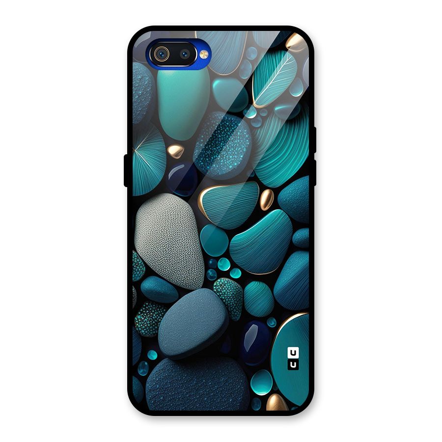 Beautiful Pebble Stones Glass Back Case for Realme C2