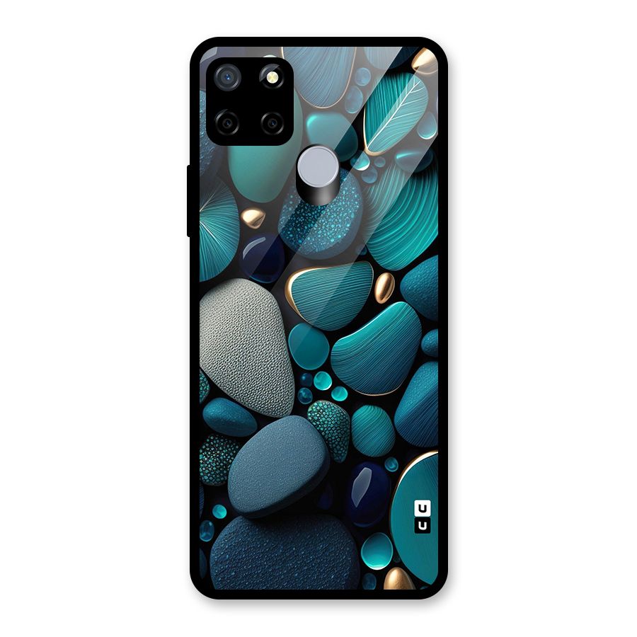 Beautiful Pebble Stones Glass Back Case for Realme Narzo 30A