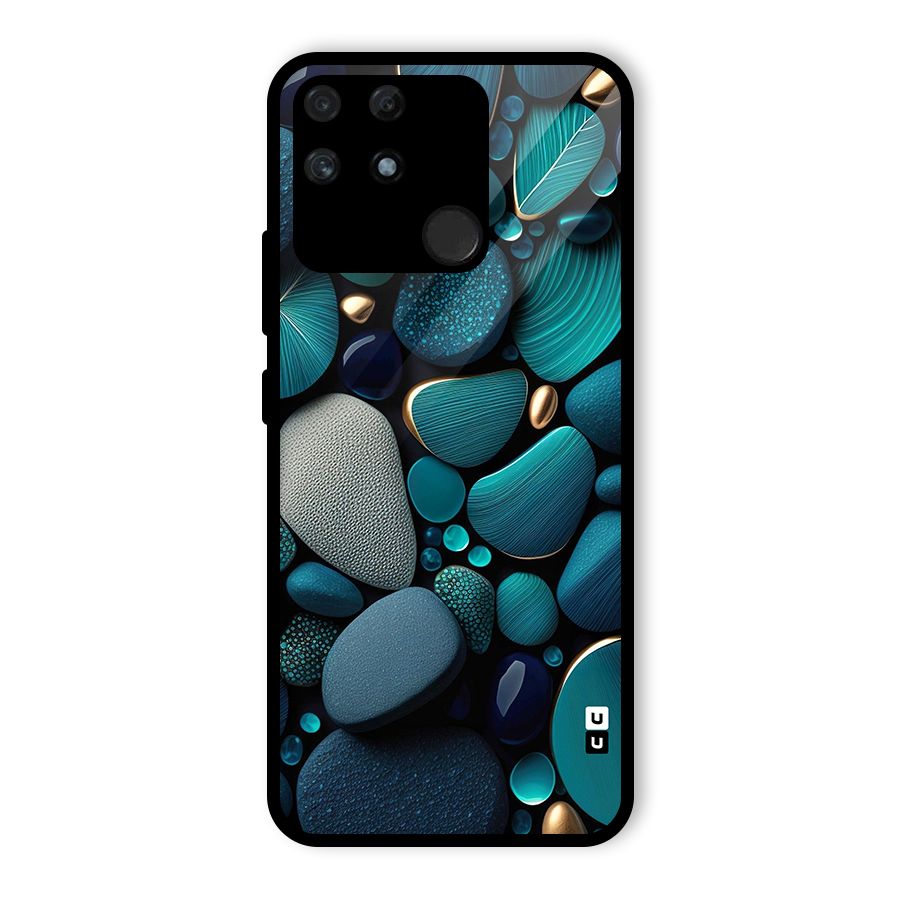 Beautiful Pebble Stones Glass Back Case for Realme Narzo 50A