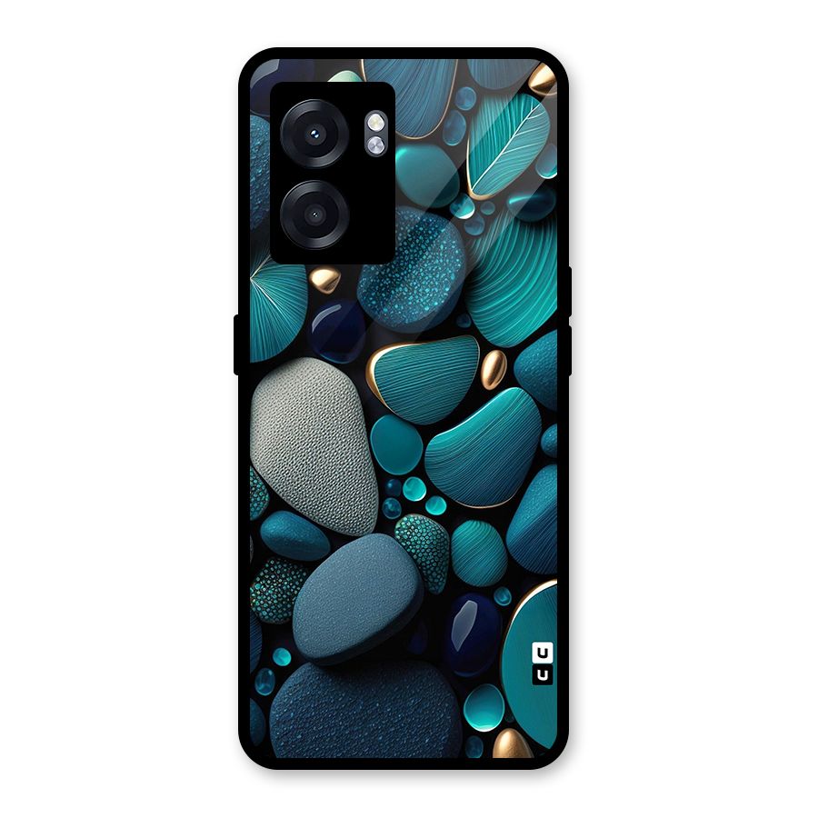 Beautiful Pebble Stones Glass Back Case for Realme Narzo 50 5G