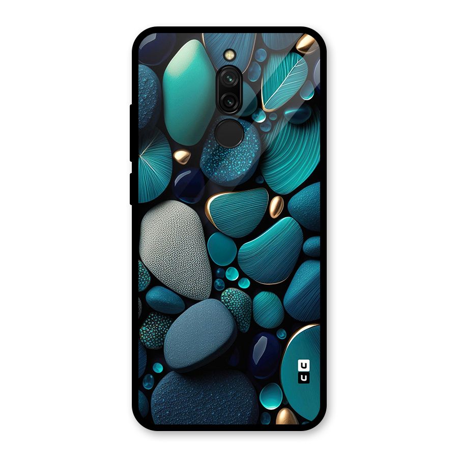 Beautiful Pebble Stones Glass Back Case for Redmi 8