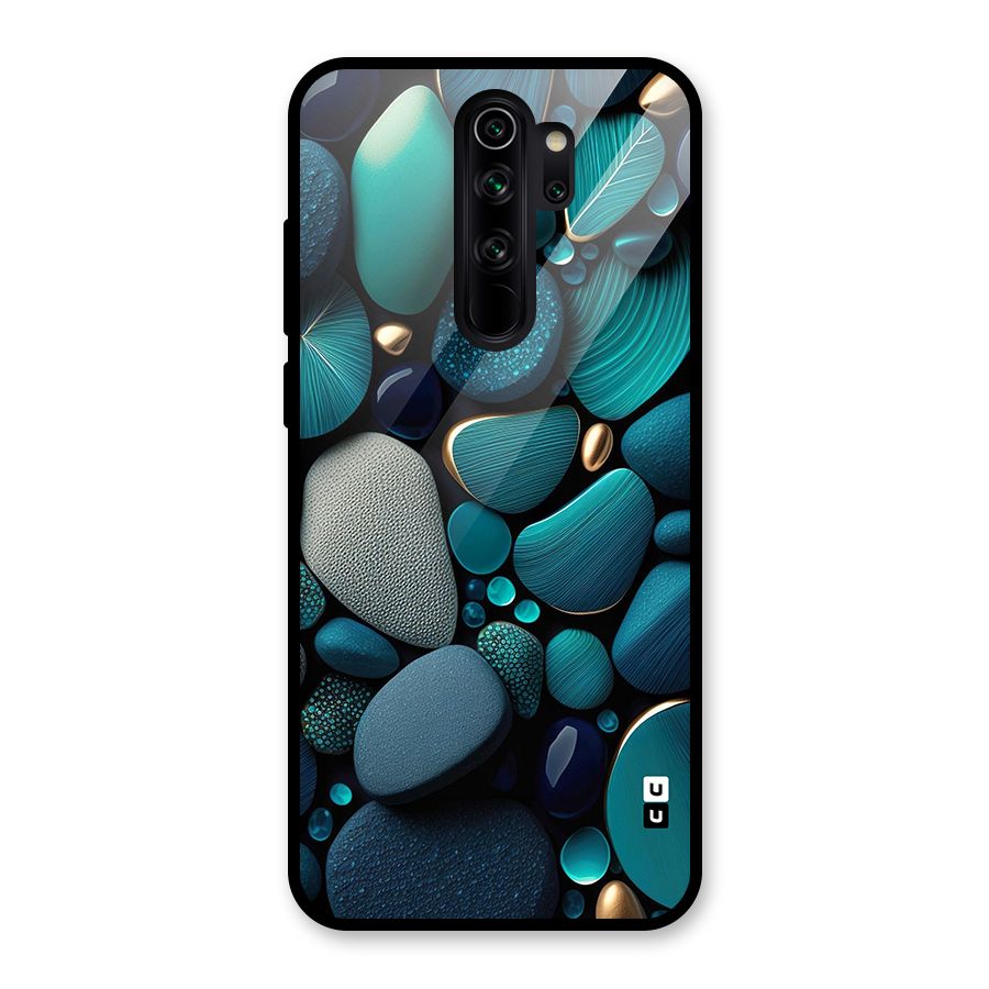 Beautiful Pebble Stones Glass Back Case for Redmi Note 8 Pro