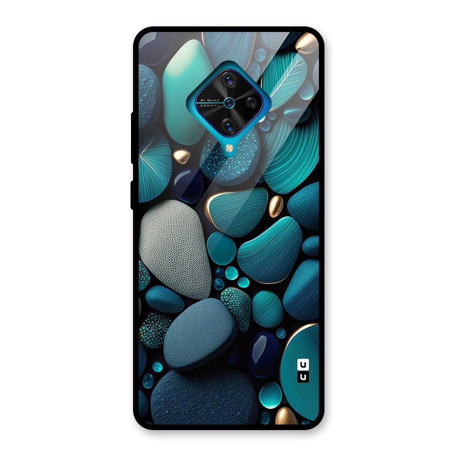 Beautiful Pebble Stones Glass Back Case for Vivo S1 Pro