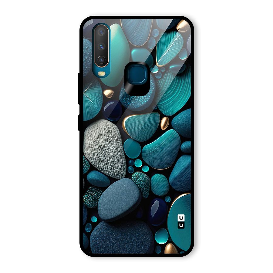 Beautiful Pebble Stones Glass Back Case for Vivo U10
