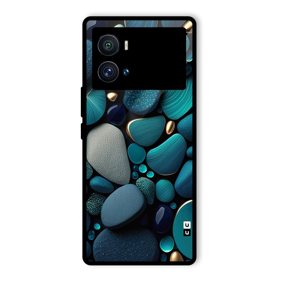 Beautiful Pebble Stones Glass Back Case for Vivo iQOO 9 Pro