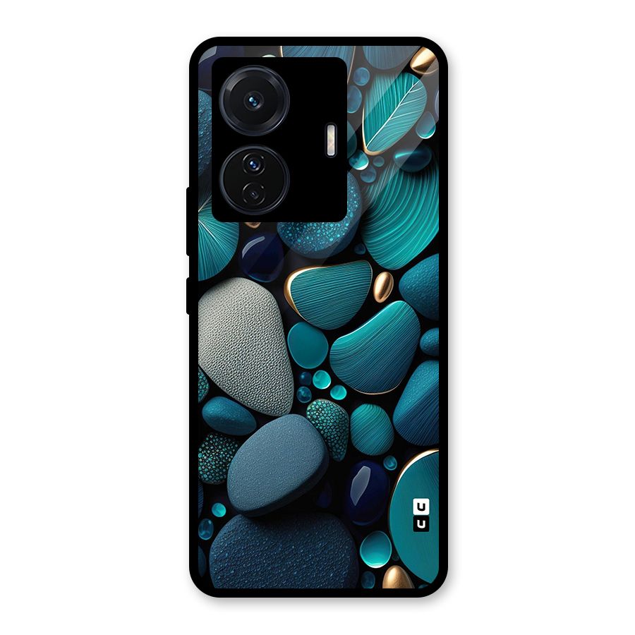 Beautiful Pebble Stones Glass Back Case for Vivo iQOO Z6 Pro