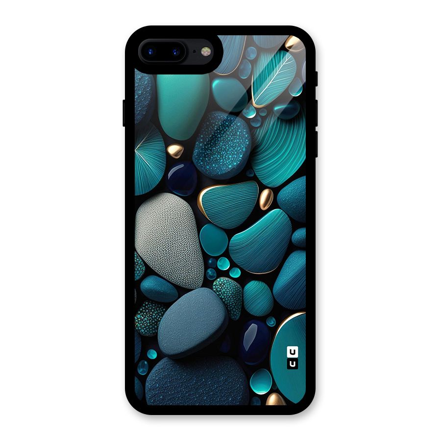 Beautiful Pebble Stones Glass Back Case for iPhone 7 Plus