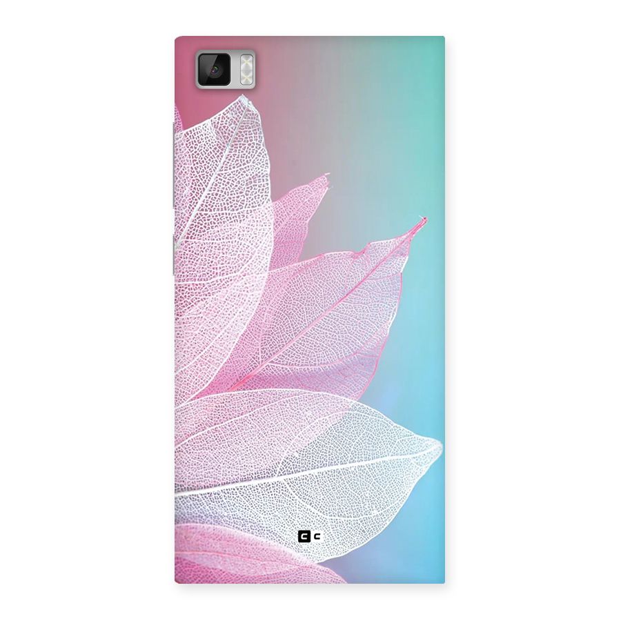 Beautiful Petals Vibes Back Case for Mi3