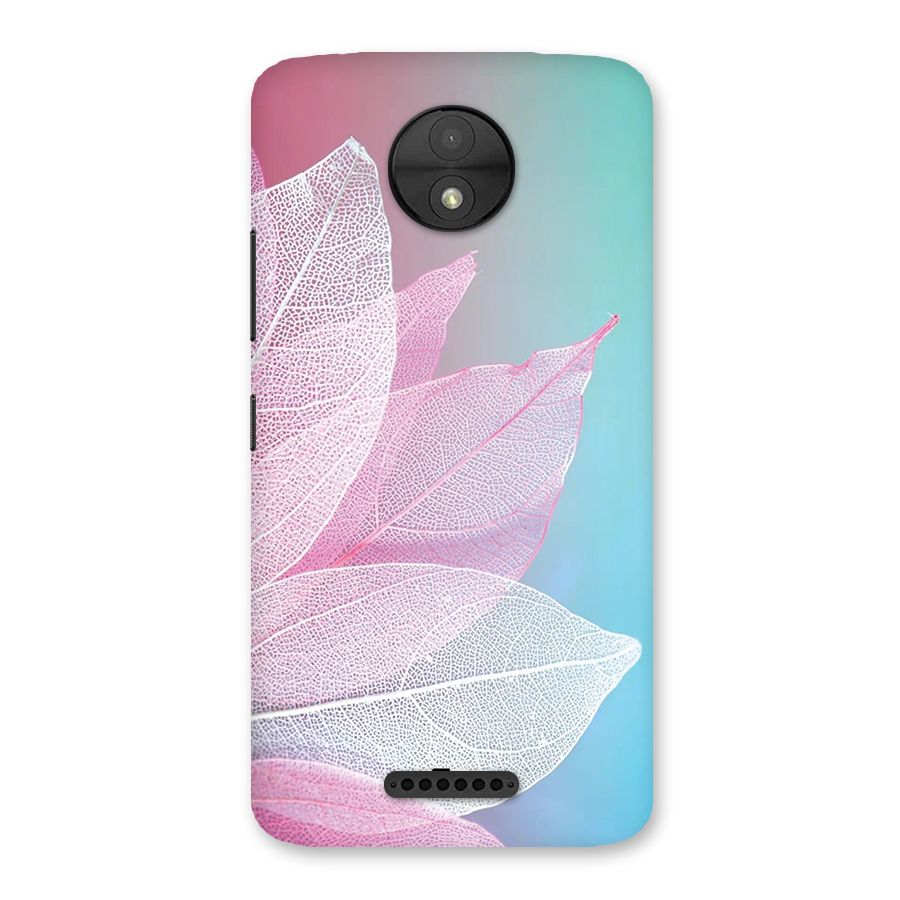 Beautiful Petals Vibes Back Case for Moto C