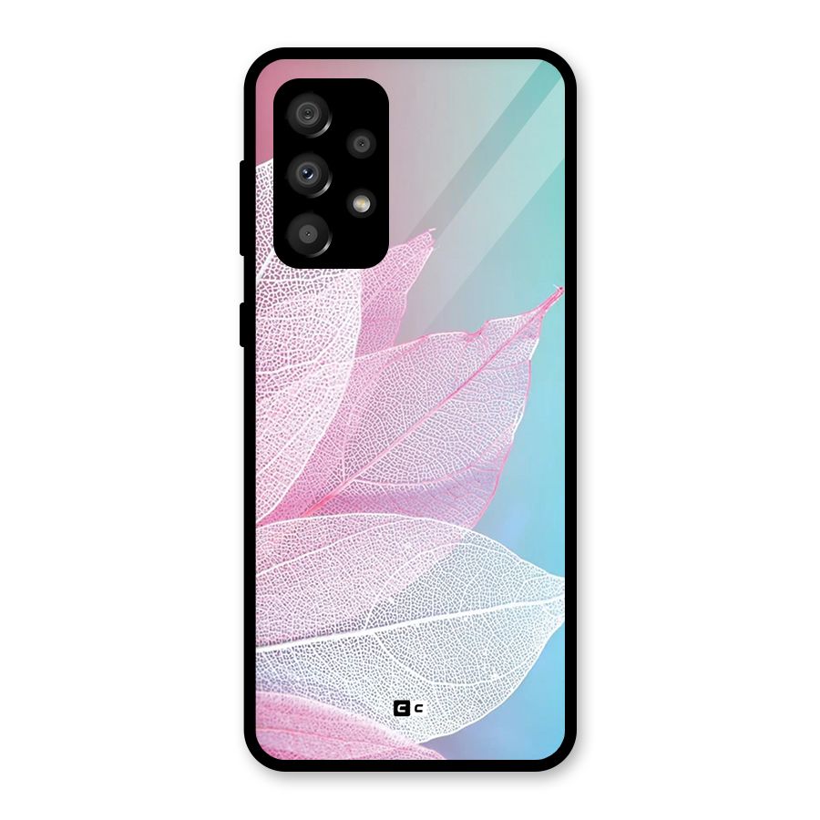 Beautiful Petals Vibes Glass Back Case for Galaxy A32