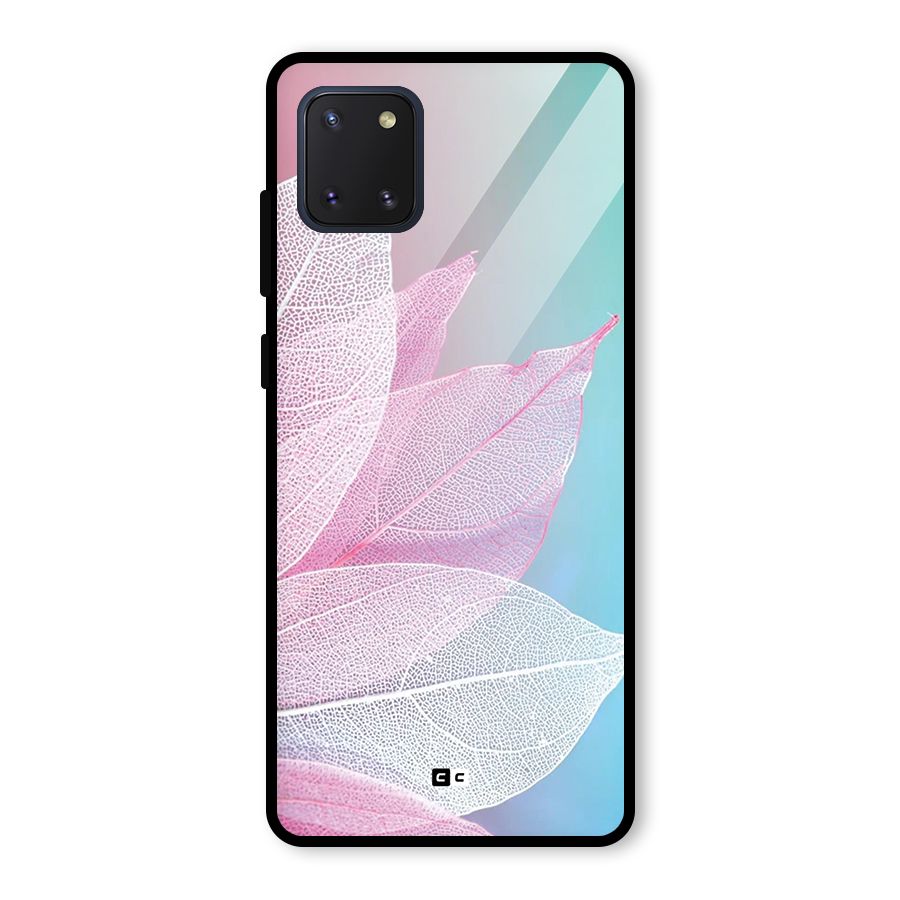 Beautiful Petals Vibes Glass Back Case for Galaxy Note 10 Lite