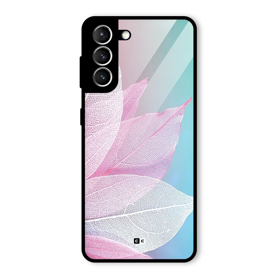 Beautiful Petals Vibes Glass Back Case for Galaxy S21 5G