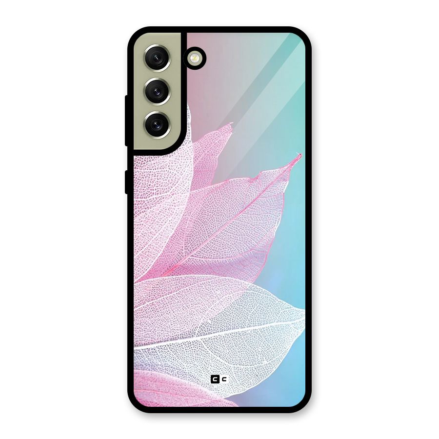 Beautiful Petals Vibes Glass Back Case for Galaxy S21 FE 5G