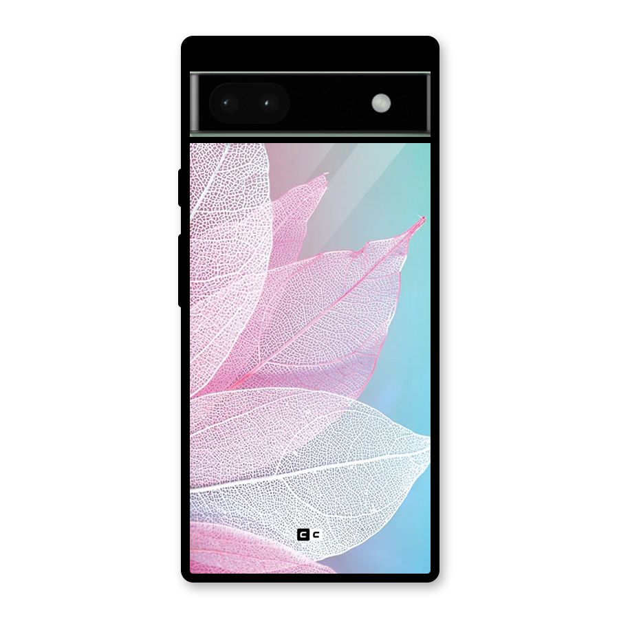 Beautiful Petals Vibes Glass Back Case for Google Pixel 6a